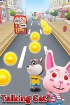 Talking Cat Pet Run游戏截图2