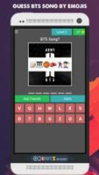 Guess BTS Song by Emojis Kpop Quiz Game游戏截图3