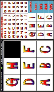 Magic Slide Puzzle Letters游戏截图3