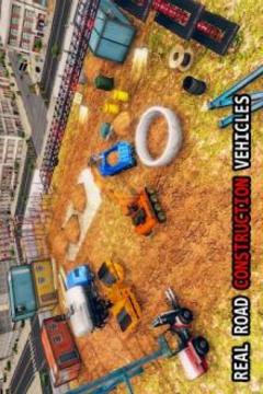 Mega City Road Construction- Excavator Simulator游戏截图1