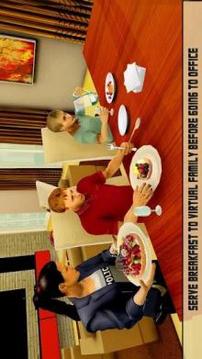 Virtual Working Police Mom Home: Happy Family Life游戏截图5