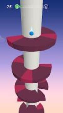 Helix & Spiral: Jumping down the tower游戏截图3