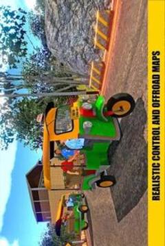 Tuk Tuk Kids School Auto Rickshaw Driver游戏截图3