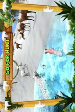 White Wild Tiger Family Survival 3D游戏截图2