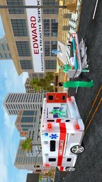 City Ambulance Rescue Simulator Games游戏截图3