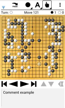 黑色和白色围棋游戏截图2