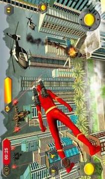 Flying Super Speed Hero: Top Speed Hero Game游戏截图1