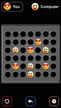 Connect 4 Emoji游戏截图1