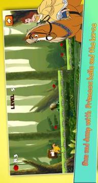 Beauty Run with horse and Beast Jump游戏截图1
