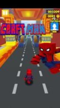 Craft Spider Hero Run游戏截图3