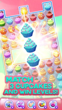 CupCake Jam Match 3游戏截图3