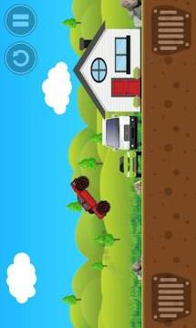 Red Monster Truck FREE游戏截图4