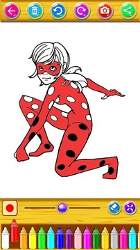 Coloring Book for Ladybug & Cat Noir游戏截图2