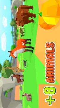 Animal Zoo Family - Wonder Craft Park游戏截图4