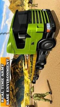 Army Truck Driving Simulator 3D:Offroad Cargo Duty游戏截图3