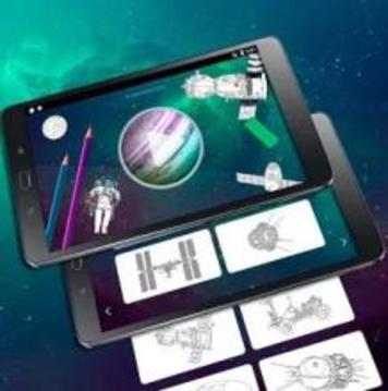 Space Game Coloring Book游戏截图2