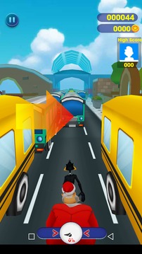 Lonney tunes dash : daffy subway escape 3D游戏截图1