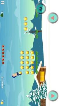 Ninja Hattori Shooter jump run in the jungle游戏截图3