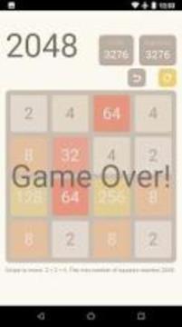 2048 - English Classic puzzle game游戏截图1