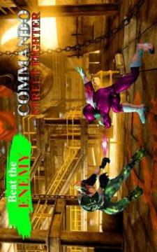 Commando Street Fighter: Free Action Games游戏截图1