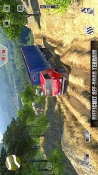 Offroad Trucker Hill Drive: Muddy Driving Sim 2018游戏截图5