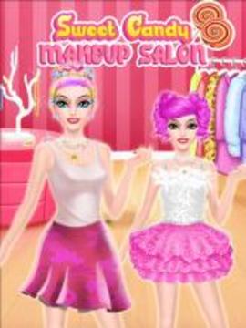 Candy Makeup Artist - Sweet Salon Games For Girls游戏截图3