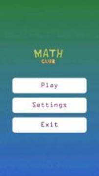 Math Club: Train your Brain & Challenge Friends游戏截图1