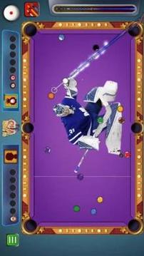 Billiards Toronto maple leafs Theme游戏截图3