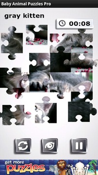 Baby Animal Puzzles Free Game游戏截图1