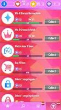 Pink Piano Tiles: KPOP游戏截图1