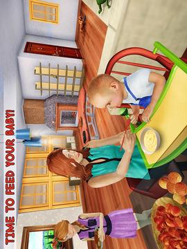 Virtual Family New Baby Single Mom Adventure游戏截图3