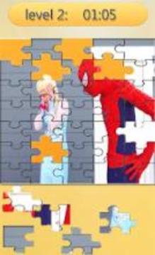 Puzzle For Superheroes And Princesse游戏截图2