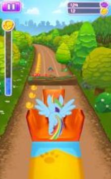 My little Subway unicorne run pony游戏截图1