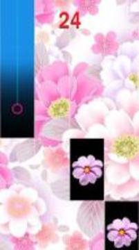 Pink Flower Piano Tiles游戏截图4