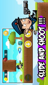 Shooter Mr Bean The Policeman Adventures Game游戏截图1