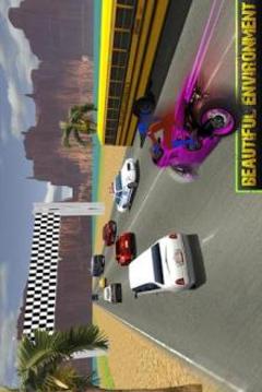 Super Hero Bike Highway Stunts游戏截图1