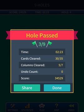 Golf Solitaire Classic游戏截图3