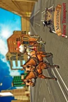 Mounted Horse Passenger Transport游戏截图1