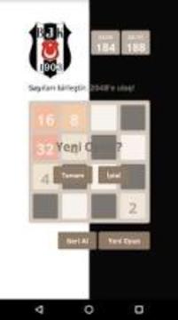 Beşiktaş 2048 Oyunu游戏截图2