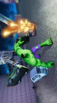 Green Monster Hero Fighter Crime City Battle游戏截图1