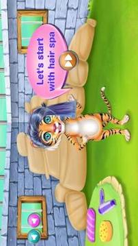 Crazy zoo hairstyle and makeup salon - girls games游戏截图4