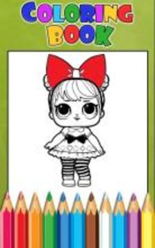 How To Color LOL Surprise Doll -lol ball pop 1游戏截图5