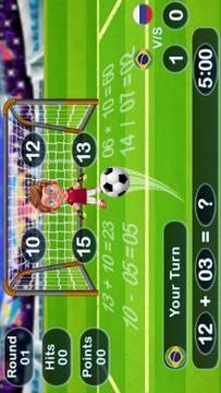 Math Game Kids Soccer游戏截图1