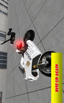 Police Auto Motor Bike - Crazy City Thrill Riding游戏截图2