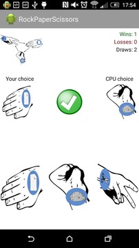 Rock Paper Scissors Free!游戏截图1