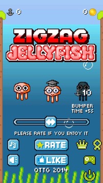 Zigzag Jellyfish : 避免框游戏截图1