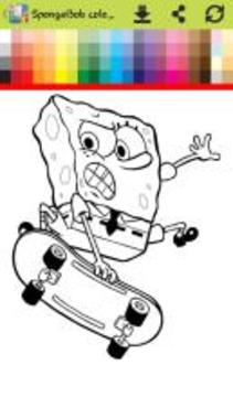 How to color sponge ( coloring book for sponge )游戏截图5