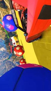 Impossible Super Heroes - Car Stunts Racing Games游戏截图1