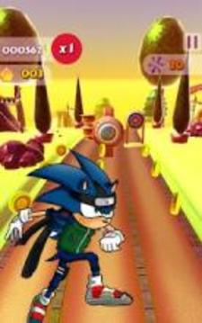 Sonic Ninja Halloween Super Run游戏截图2