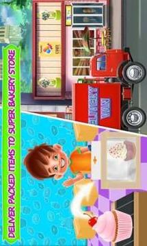 Colorful Cupcake Maker Factory: Bakery Shop Games游戏截图3